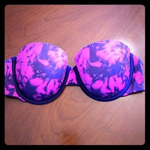 36C PINK VS Strapless Bra